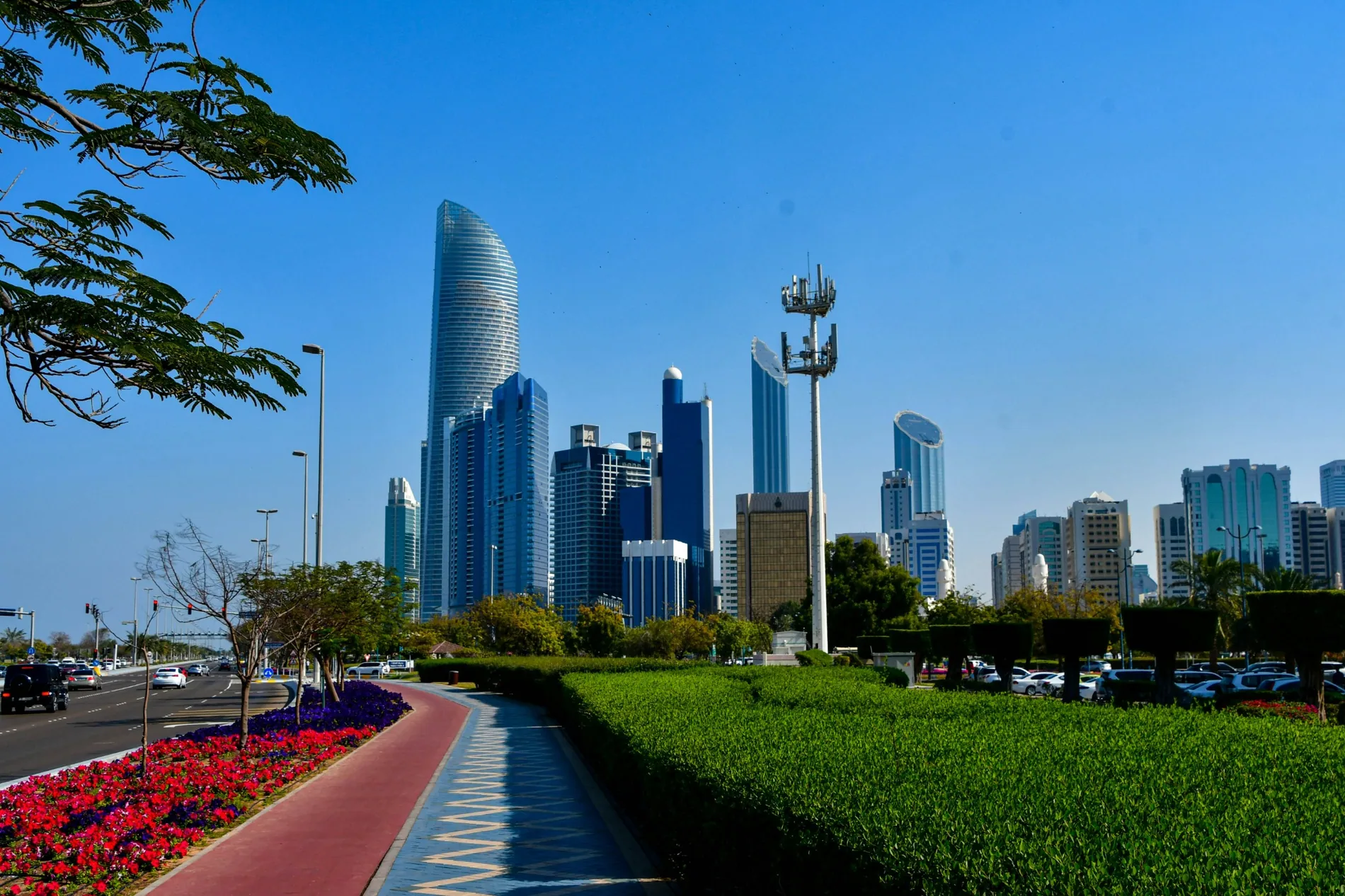 Abu Dhabi architecture and skyline