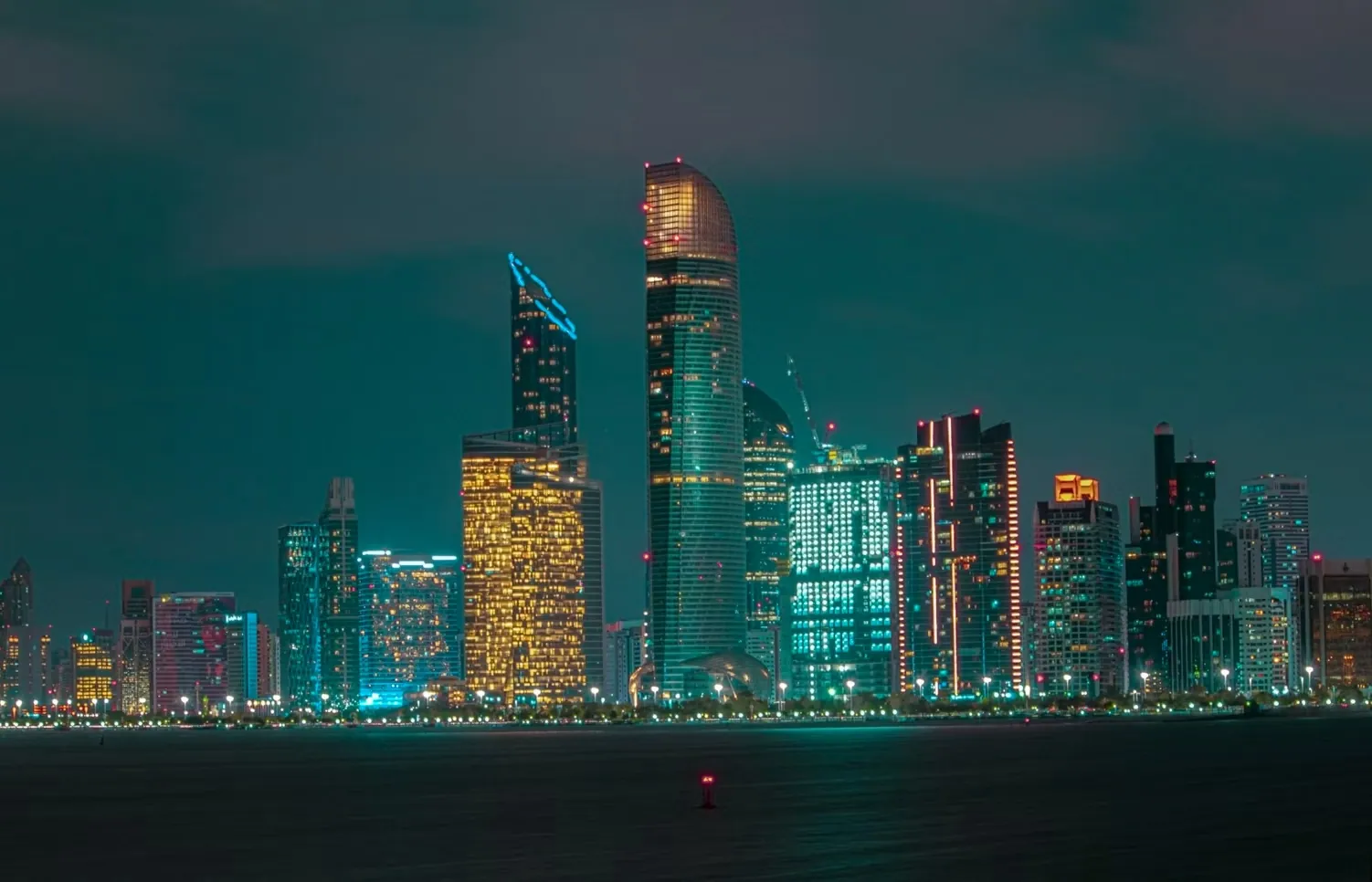 Abu Dhabi architecture and skyline